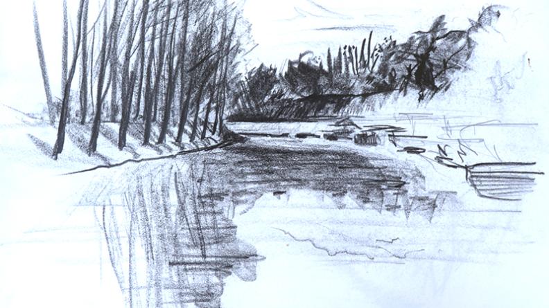 Atlas des paysages - dessin Castets