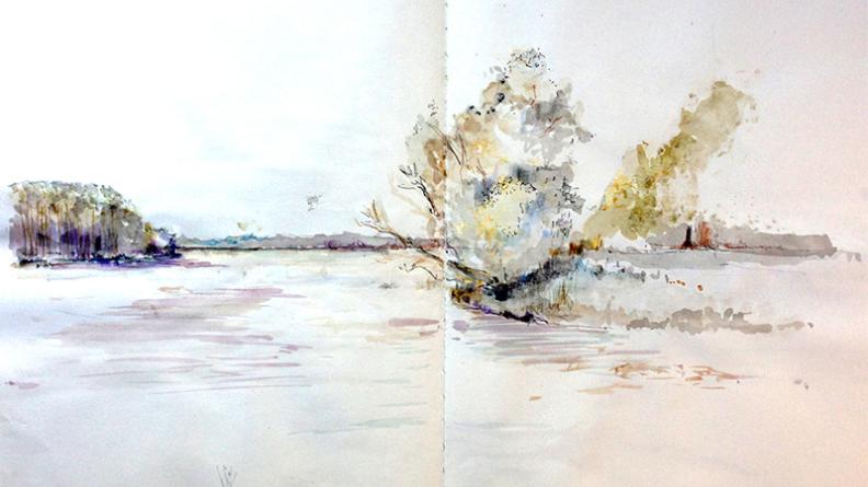 Atlas des paysages - dessin Langoiran