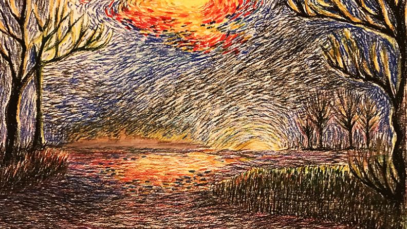 Atlas des paysages - dessin landes girondines