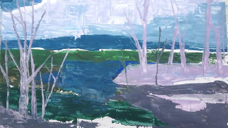 Atlas des paysages - dessin landes girondines