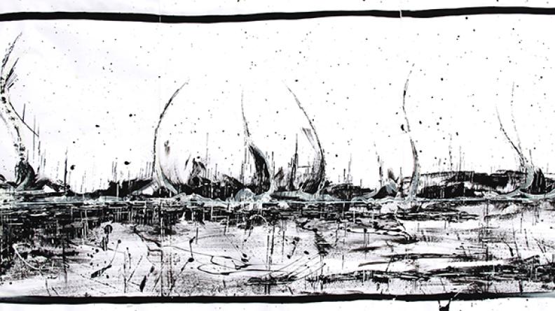 Atlas des paysages - dessin landes girondines