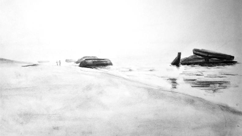Atlas des paysages - dessin Cap Ferret