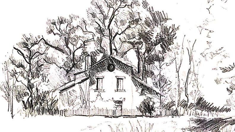 Atlas des paysages - dessin Hostens