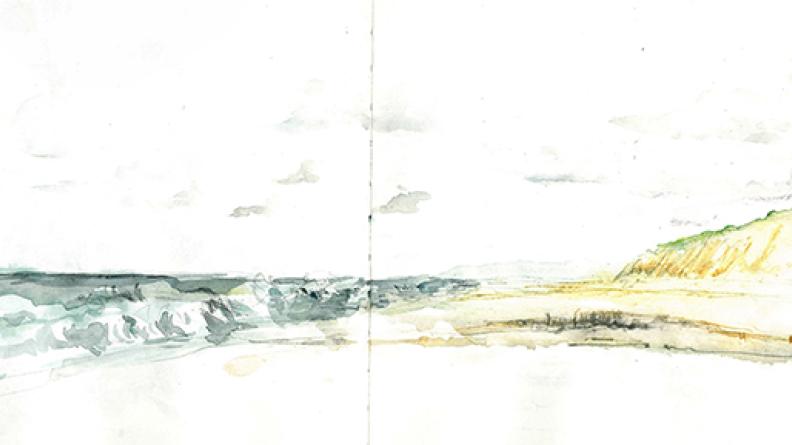Atlas des paysages - dessin Hourtin Carcans