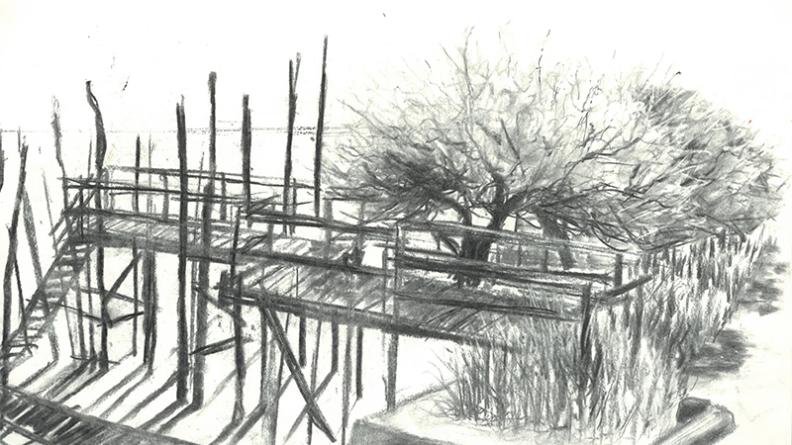 Atlas des paysages - dessin Cap Ferret