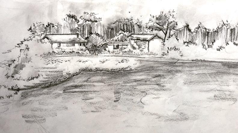 Atlas des paysages - dessin Cap Ferret