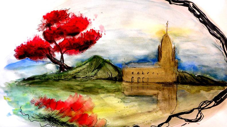 Atlas des paysages - dessin Entre-Deux-Mers