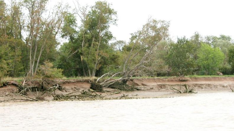 Sans aménagements, les berges reculent inexorablement