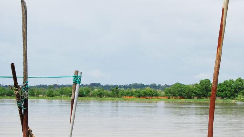 Rivages de l'Île du Nord vu depuis les berges de Margaux