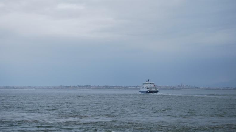 L'estuaire de la Gironde, vu ici depuis la Pointe de Grave, est le plus vaste d'Europe
