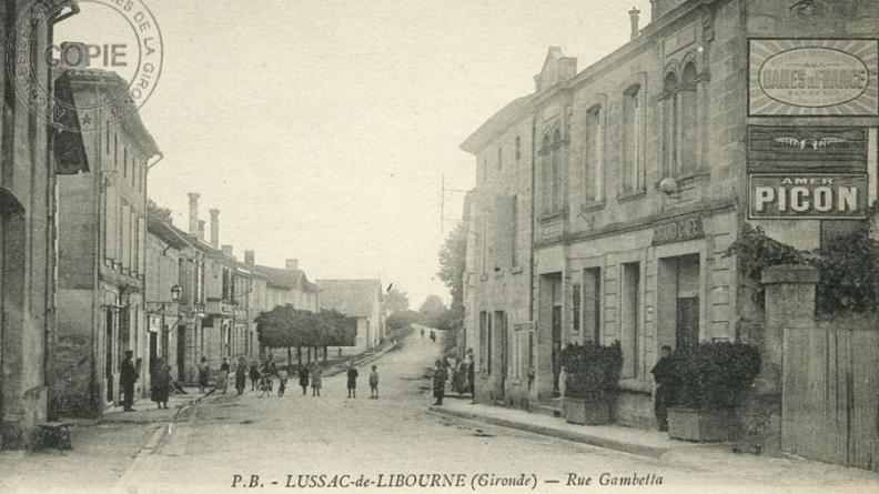 Lussac de Libourne - rue Gambetta