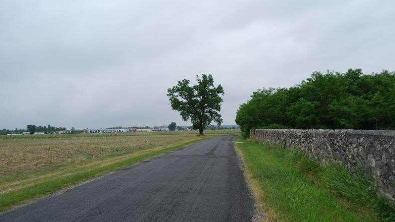 Les murs cernant le domaine - Beautiran