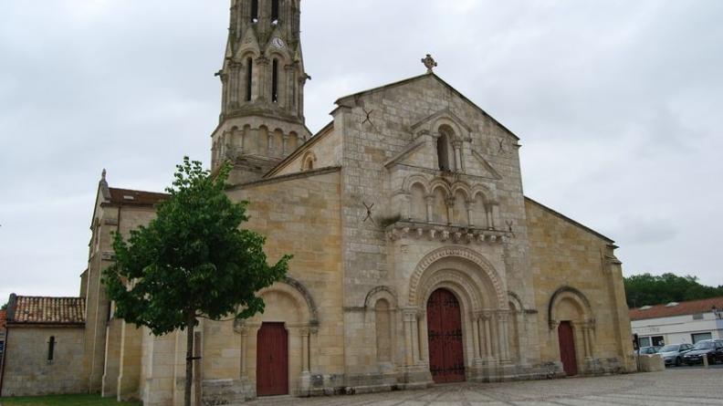 L’église de La Brède, reconstruite au XIXème siècle