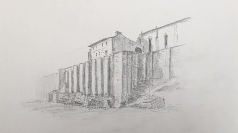 Atlas des paysages - dessin Saint-Macaire