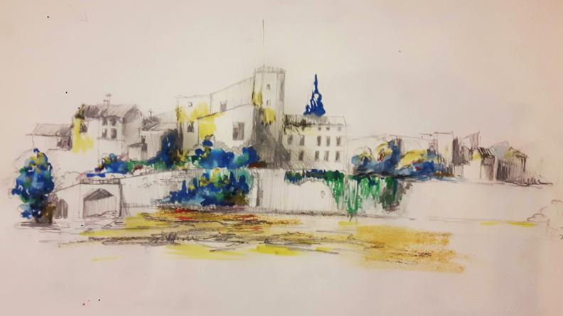 Atlas des paysages - dessin Saint-Macaire