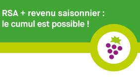 RSA + revenu saisonner : le cumul est possible !