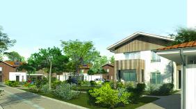 projet de logement social avec maisons collectives Gironde Habitat