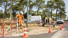 Chantier de déploiement du très haut débit