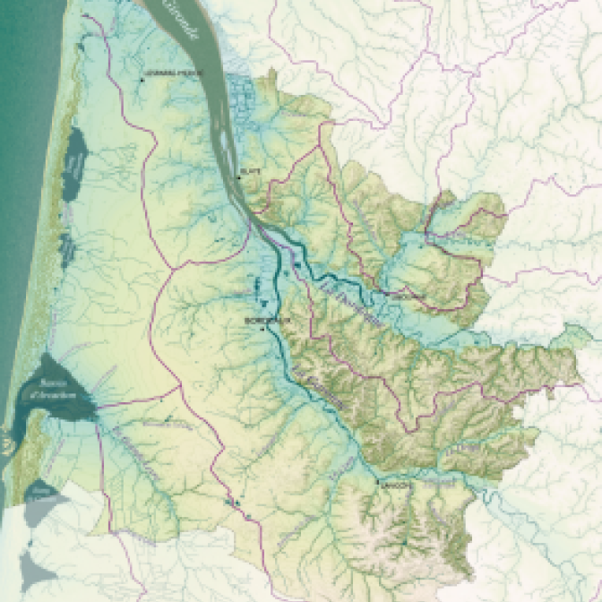Carte eaux de surface