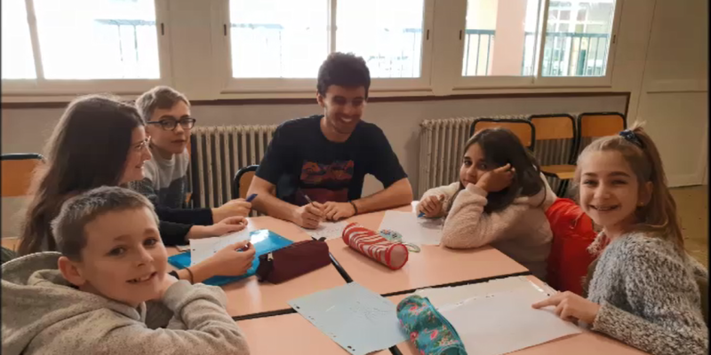 résidence artiste au collège