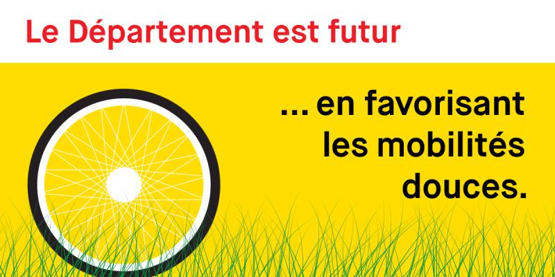 Le Département est futur en favorisant les mobilités douces 