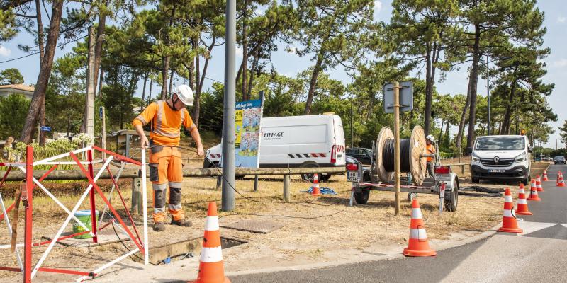 Chantier de déploiement du très haut débit