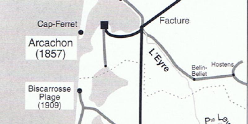 Le réseau des voies ferrées au XIXe siècle
