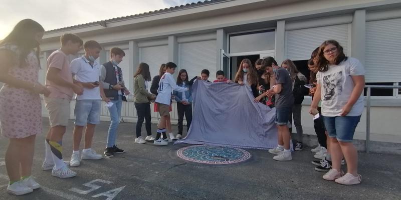 De la carrière à la tesselle au collège Champs d'Eymet à Pellegrue