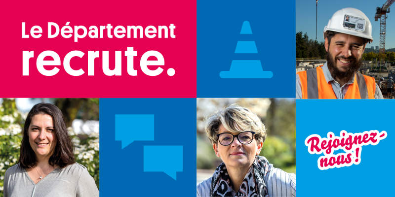 Le Département recrute. Rejoignez-nous !