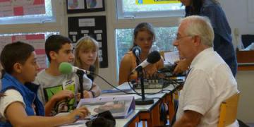 Atelier radio avec les jeunes du collège Ausone au Bouscat 