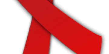 ruban rouge symbole de la lutte contre le sida