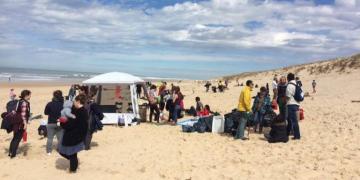 Sorties nettoyage plage avec Surfrider