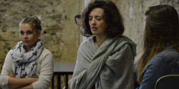 Répétition de la pièce Orphée aveugle