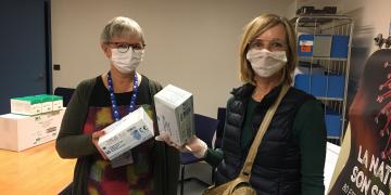 livraison de masques aux aides à domicile