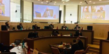 Plénière du 16  novembre en visioconférence et avec masques