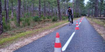 Piste cyclable Lacanau