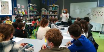 Opération « J’ai le droit aussi » au collège Emmanuel Dupaty à Blanquefort.