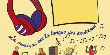Affiche un collège en musique