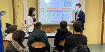 Forum des métiers au collège Les Lesques