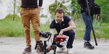 Josse, le réalisateur, en création