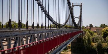 pont suspendu de la réole