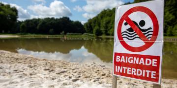 baignade interdite à Blasimon