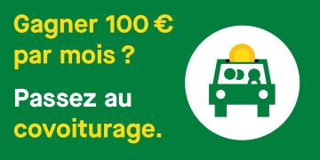 gagner 100e par mois ? Passez au covoiturage.