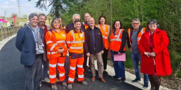 inauguration voie verte saint macaire piste cyclable mars 2025
