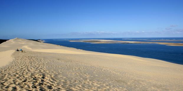 Dune du Pilat avec vue sur le Banc d'Arguin