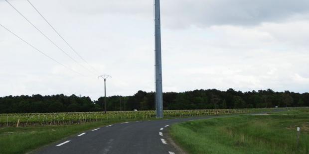 La clairière est très nettement délimitée par une lisière en muraille végétale - Listrac-Médoc