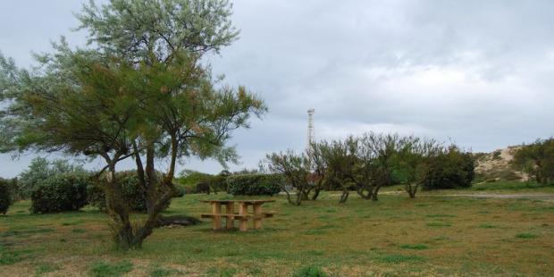 Les dernières dunes du Médoc surplombent le port - Le-Verdon-sur-Mer 