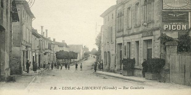 Lussac de Libourne - rue Gambetta