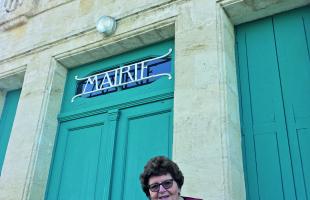 Danielle Blanchard, maire d'Auriolles