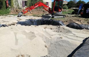 Travaux d'assainissement non collectif chez un particulier